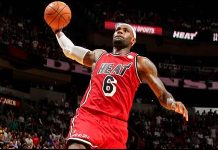 Najbolji NBA igrač LeBron James u istoj akciji zabilježio asistenciju i pogodak