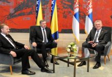 Izetbegović i Radmanović u posjeti Beogradu