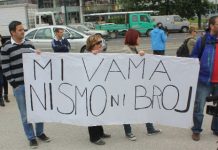 Održani protesti za matične brojeve
