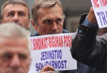 Radnici Hidrogradnja danas na ulicama