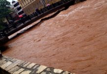 Rijeke širom BiH u porastu, Miljacka se skoro popela do mostova