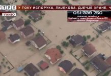 Za Dodikov RTRS poplave u Federaciji BiH i ne postoje!