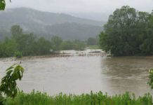 Preliv brane na jezeru Modrac 3,31 metar