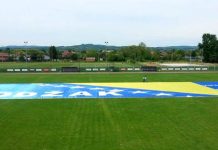 Najveća zastava BiH sašivena je od satenske svile i teška je 250 kg