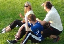 Treningu Zmajeva prisustvovala i supruga našeg golmana