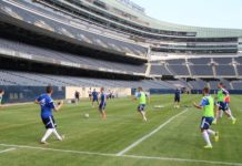 Prvi trening Zmajeva u Čikagu