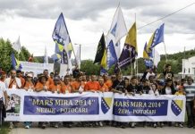 Učesnici Marša mira stigli u Potočare