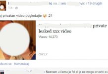 Na Facebooku novi virus: „Pogledajte moj privatni XXX video“