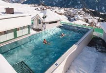 KANADA: Turisti uživaju u otvorenim bazenima okruženi snijegom