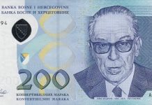 The average net salary in BiH in December last year was 843 BAM