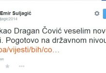 SULJAGIĆ: I ja se kao Čović veselim novoj koaliciji…
