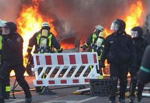 U neredima u Frankfurtu povrijeđeno 290 osoba