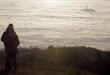 Bajkoviti zalasci sunca nad Sarajevom: Magla kao nepregledna morska pučina