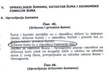 Analitičari upozoravaju: Zakon o šumama FBiH posljednji korak podjele BiH!