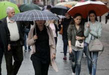 Ne spremajte kišobrane, i narednih dana kiša