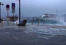 Veliko nevrijeme u Dalmaciji i Istri, valovi potopili rive, Hvar odsječen