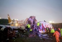 Avion izletio s piste tokom slijetanja, niko od 177 osoba nije poginuo