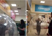 VIDEO Žena iz Britanije došla je u kupnju uz vrlo čudne mjere zaštite od koronavirusa