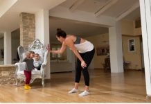 Ugodno s korisnim: Amra Džeko vježba i zabavlja Unu i Danija