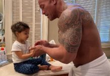 The Rock videom raznježio milione, pogledajte kako uči kćerkicu pranju ruku