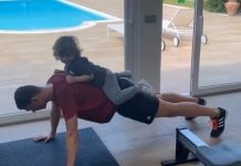 Edin Džeko vježba sa djecom: Danas je na red došao trening sa manjim težinama