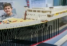 Mali genijalac: Desetogodišnjak s autizmom izgradio najveću repliku Titanika od lego-kockica!