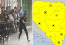 Meteoalarm upaljen za cijelu BiH: Sprema se veliko nevrijeme