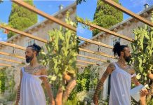 Božo Vrećo u bijeloj haljini uživa u Dubrovniku