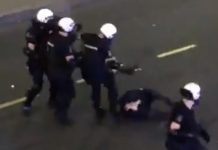 Vučićevi organi reda smiju da biju koliko hoće: Desetak policajaca tuklo demonstranta