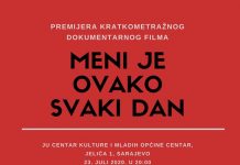 PREMIJERA FILMA: “Meni je ovako svaki dan”