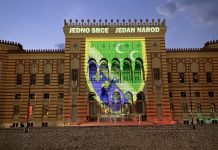 Sarajevo poslalo ljubav i podršku: Vijećnica u bojama zastave Sandžaka