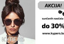 Iskoristi lude popuste i ponosno pronosaj svoje najdraže Kypers sunčane naočale