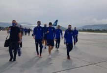 Fudbaleri Budućnosti stigli u Sarajevo: Moramo biti na zemlji