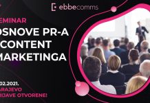 SEMINAR: Osnove PR-a i content marketinga – PRIJAVE OTVORENE