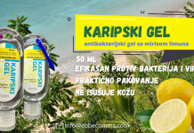 Karipski gel u praktičnom pakovanju možete naručiti i sa svojim logom/dizajnom – OVDJE!