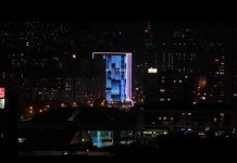 Pogledajte kako izgleda osvijetljen Capital Tower u Sarajevu