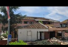 Rušenje hotela u kojem je osnovana Herceg Bosna u Grudama