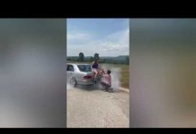 Prosidba u Širokom Brijegu uz “paljenje” guma na Mercedesu