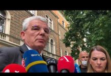 Obraćanje Šefika Džaferovića nakon sastanka sa Palmerom