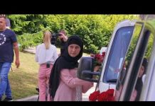 Ispraćaj tabuta iz Visokog za Potočare