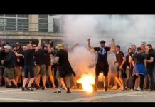 Manijaci u korteu krenuli sa Željezničke stanice ka Grbavici