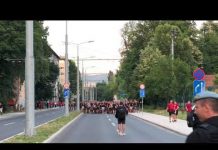 Red Army u korteu stigao na stadion Grbavica