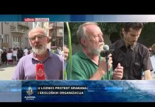 Protest građana i ekoloških organizacija protiv rudnika kompanije Rio Tinto