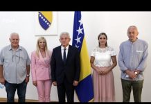 Džaferović primio dobitnike nagrade ‘Nino Ćatić’