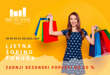 Ljetna šoping ponuda Zadnji sezonski popusti do 50% / besplatan parking