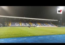stadion Grbavica nakon susreta Veleža i Elfsborga