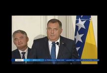 Željko Komšić prevrće očima dok Milorad Dodik govori nakon sastanka s Erdoganom