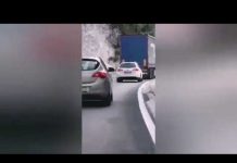 Opasna vožnja nesavjesnog vozača kod Konjica