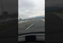 Kolona automobila na autoputu A-1, petlja Butile-Sarajevo sjever