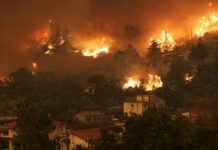 Osmi dan vatrene stihije na grčkom ostrvu Eviji